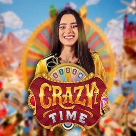 Crazy Time logo by Evolution TrivelaBet Casino