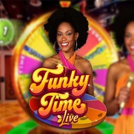 Funky Time online game logo by Evolution on trivelabettnederland.nl