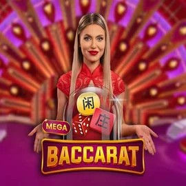 Mega Baccarat by Pragmatic Play, showcased at trivelabettnederland.nl – game logo
