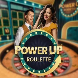 PowerUP Roulette online game logo by Pragmatic Play on trivelabettnederland.nl