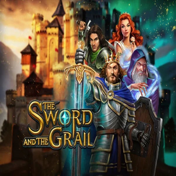 The Sword and the Grail casino game by Play'n GO – featured logo at TrivelaBet Casino