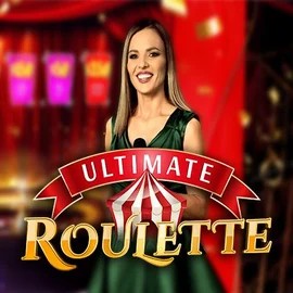Ultimate Roulette slot logo by Ezugi at TrivelaBet Casino